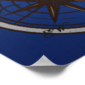 Wereldkaart Poster (Hoek)