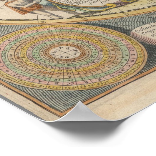 Wereldkaart Poster (Hoek)