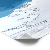 Wereldkaart Poster (Hoek)