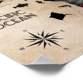 wereldkaart poster (Hoek)