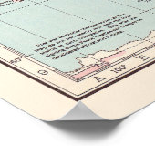 Wereldkaart Poster (Hoek)