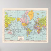 Wereldkaart Poster (Voorkant)