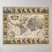 Wereldkaart Poster (Voorkant)