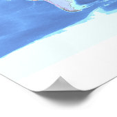 Wereldkaart Poster (Hoek)