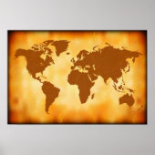 Wereldkaart Poster (Voorkant)
