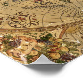 Wereldkaart Poster (Hoek)