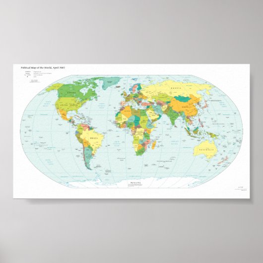 Wereldkaart Poster (Voorkant)