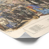  Wereldkaart Poster (Hoek)