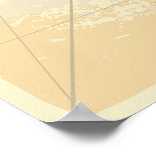 Wereldkaart Poster (Hoek)