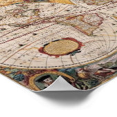  wereldkaart poster (Hoek)