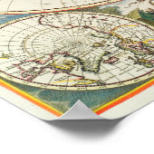 Wereldkaart Poster (Hoek)