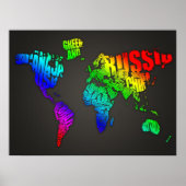 Wereldkaart Poster (Voorkant)