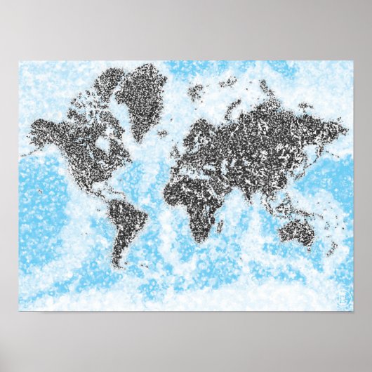 Wereldkaart Poster (Voorkant)