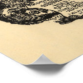 wereldkaart poster (Hoek)