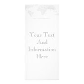 Wereldkaart-rackkaart Reclamekaart (Voorkant)