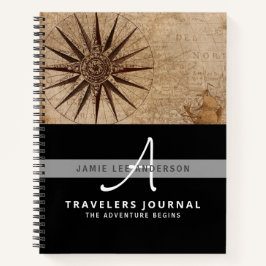 Wereldkaart Reis Pensioen Emmerlijst Cadeau Vader  Notitieboek