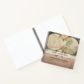 Wereldkaart Reis Pensioen Emmerlijst Cadeau Vader  Notitieboek (Binnen)