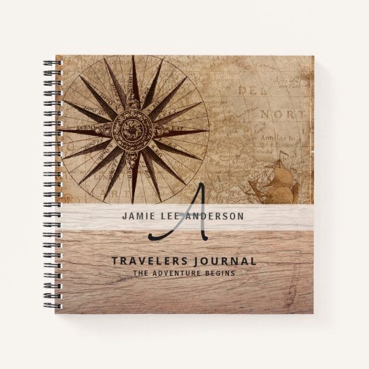 Wereldkaart Reis Pensioen Emmerlijst Cadeau Vader  Notitieboek (Voorkant)