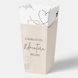 Wereldkaart reisavontuur begint met Afstudeerder p Bedankdoosjes