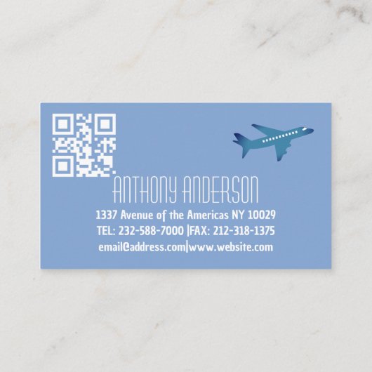 wereldkaart reisbureau vliegreizen agentschap visitekaartje (Achterkant)