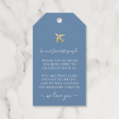 Wereldkaart-reisthema Bestemmingsvoorkeur Cadeaulabels (Achterkant)