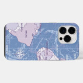 WERELDKAART REIZEN iPhone 14 PRO MAX HOESJE iPhone Hoesje (Achterkant horizontaal)