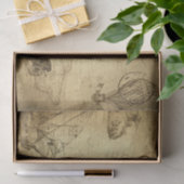  Wereldkaart Reizen met Frans vervoer Tissuepapier (Geschenk)