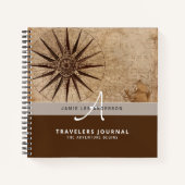 Wereldkaart Reizen Pensioen Bucket List Gift Papa Notitieboek (Voorkant)