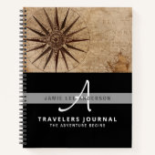 Wereldkaart Reizen Pensioen Bucket List Gift Papa Notitieboek (Voorkant)