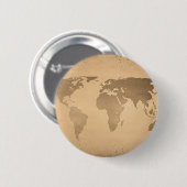 wereldkaart ronde button 5,7 cm (Voorkant /achterkant)