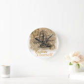  Wereldkaart Ronde Klok (Huis)