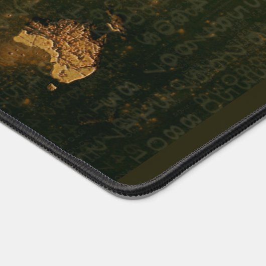 Wereldkaart Rustiek Bureaumat (Hoek)