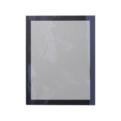 Wereldkaart 's Nachts licht de stad van de aarde. Notitieblok (Linkerzijde)