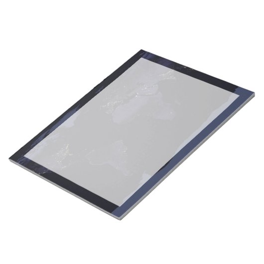 Wereldkaart 's Nachts licht de stad van de aarde. Notitieblok (Schuin)