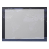 Wereldkaart 's Nachts licht de stad van de aarde. Notitieblok (Voorkant)