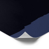 Wereldkaart 's Nachts licht de stad van de aarde. Poster (Hoek)