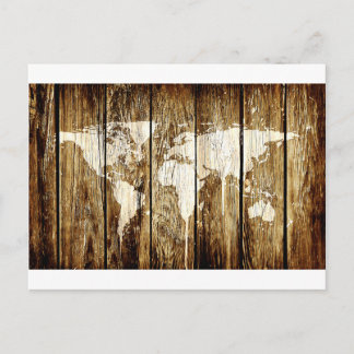 wereldkaart schuur 2 briefkaart