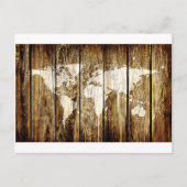 wereldkaart schuur 2 briefkaart (Voorkant)