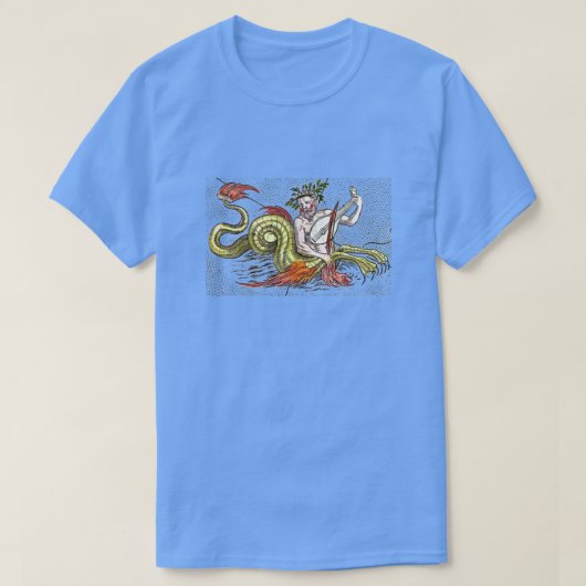 Wereldkaart Serpent en Lyre T-shirt (Design voorkant)