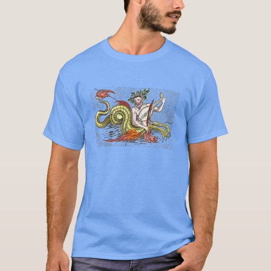 Wereldkaart Serpent en Lyre T-shirt (Voorkant)