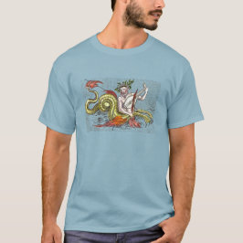Wereldkaart Serpent en Lyre T-shirt