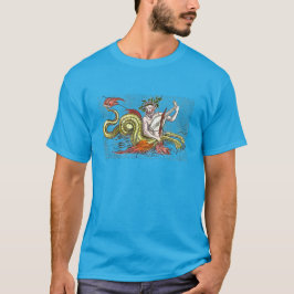 Wereldkaart Serpent en Lyre T-shirt