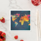 wereldkaart servet (Insitu)