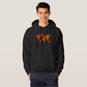 WERELDKAART - SINAASAPPEL HOODIE (Voorkant volledig)