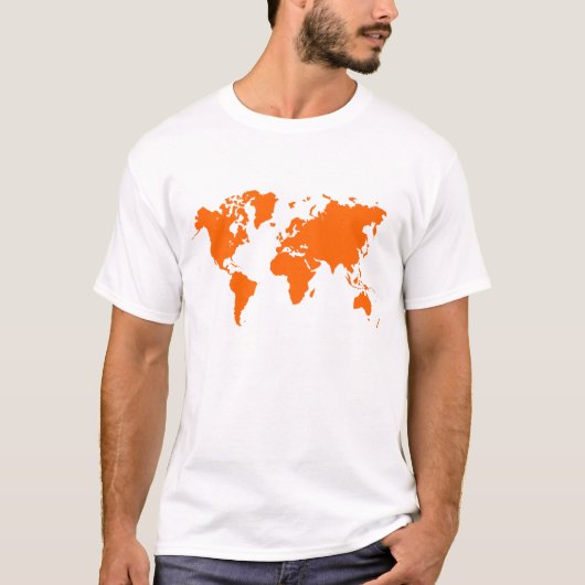 WERELDKAART - SINAASAPPEL T-SHIRT (Voorkant)