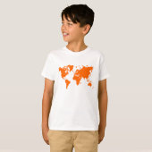 WERELDKAART - SINAASAPPEL T-SHIRT (Voorkant volledig)