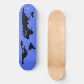 Wereldkaart Skateboard (Voorkant)