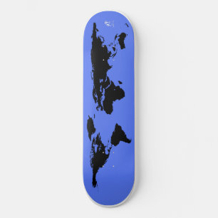 Wereldkaart Skateboard