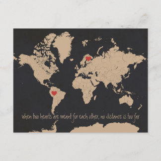  Wereldkaart Sla de datum op Save The Date
