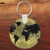 Wereldkaart Sleutelhanger (Voorkant)